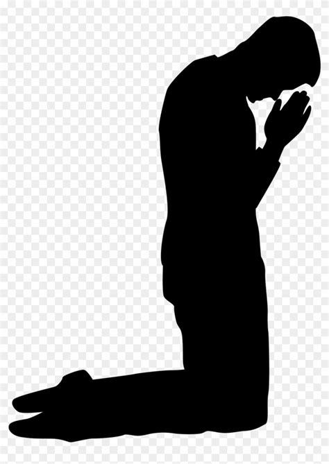 Praying Hands Prayer Silhouette Clip Art Png 597x640px Praying