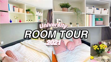 First Year University Room Tour Uk University Room Tour 2021 Youtube