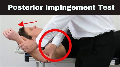 Shoulder Posterior Impingement Test Of The Glenohumeral Joint