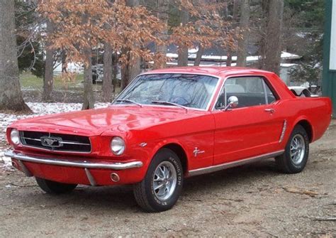 Red Ford Mustang 1965 Classic Red 1965 Ford Mustang Ford Mustang 1965