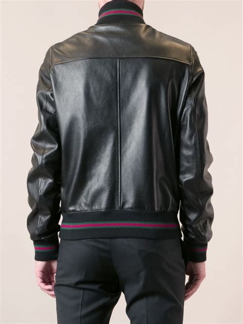 Gucci Bomber Jacket In Black For Men Lyst