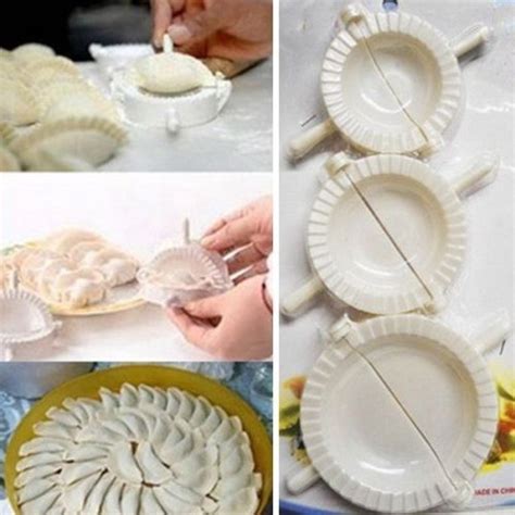 3 X Dumpling Mould Dough Set Meat Pie Pastry Maker Samosa Empanada