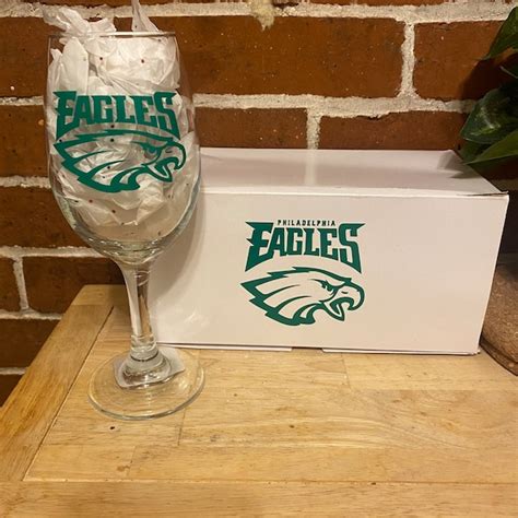 Philadelphia Eagles Glasses Etsy