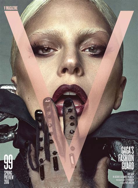 Lady Gaga In V Magazine Issue Hawtcelebs