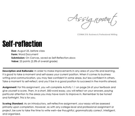 How To Write A Course Reflection Letter Amos Writing