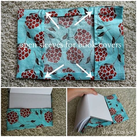 Fabric Book Cover Diy Cover Guest Post Craftionary