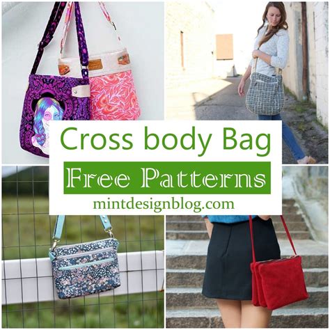 Free Cross Body Bag Patterns For Hang Out Mint Design Blog