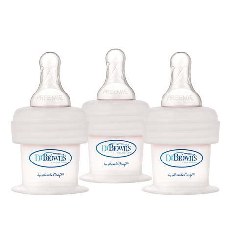 Buy Dr Brown S First Feeder Bottle With Preemie Nipple 15cc 3pk