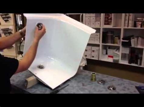 It doesn't matter if you are installing a new tub or replacing an old one, you that said, the actual drain from the tub pipe and the overflow pipe are also considered as part of the drainage system. Bathtub drain installation - YouTube