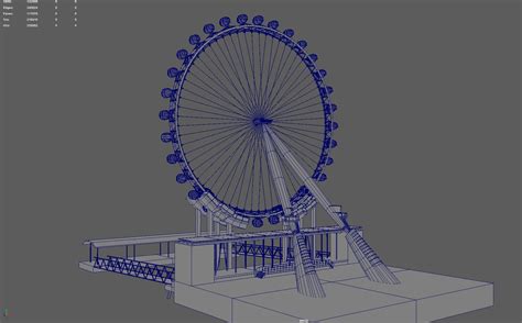 London Eye 3d Model Turbosquid 1285449