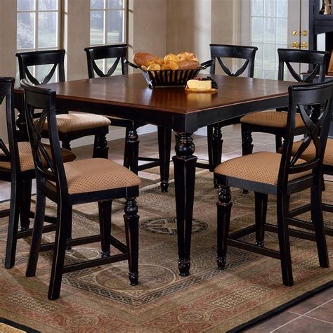 Dining, kitchen & bar kitchen & dining sets kitchen & dining chairs kitchen & dining tables counter & bar stools bar tables buffets & sideboards home bars kitchen islands & carts kitchen furniture. Shop Hillsdale Furniture Northern Heights Black Square ...