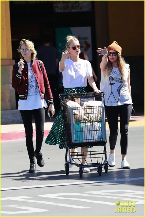 Cara Delevingne Ashley Benson Spend The Afternoon Grocery Shopping