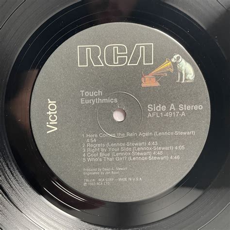 Eurythmics Touch Vinilo Lp Record 1983 Etsy
