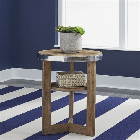 Liberty Furniture Omega Round Chair Side Table 338 Ot1021 Closeout