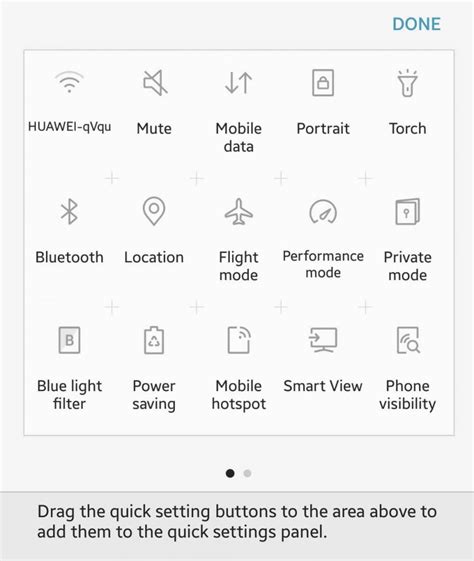 Use Androids Quick Settings Menu