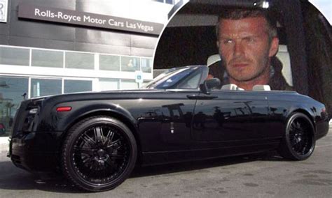 David Beckham Sells His All Black Rolls Royce Phantom For £250k Daily