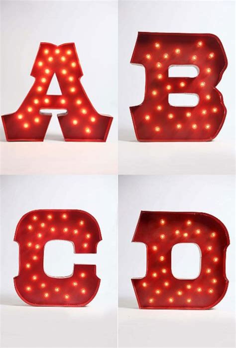 The three alphabets created in this mini text generator aren't actually official alphabets in unicode, which is why some characters are missing, and some look weird. swissmiss | Marquee Alphabet Lights