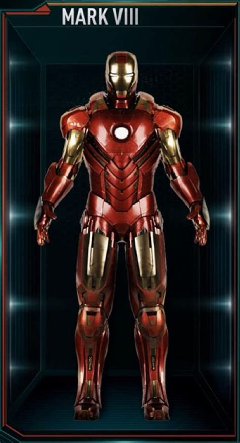 Yeah, a bunch. the mark viii (8), was the eighth suit created and built by tony stark, to surpass the mark vii, sometime after the events. Iron a Man - Mark 8 Suit | Iron man, Iron man armor