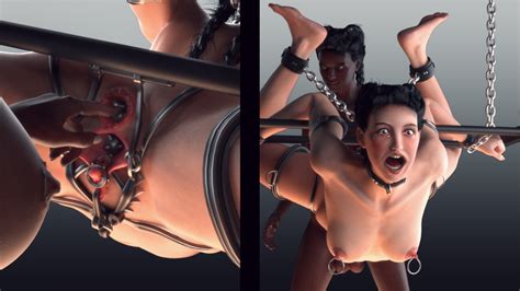 Rule 34 2girls 3d Adeptus12 Anastasia Ass Bondage Breasts Chained