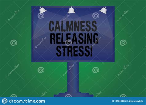 Handwriting Text Writing Calmness Releasing Stress Concept Meaning