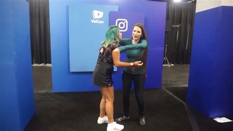 Meeting Cristine Simply Nailogical At Vidcon 2018 Youtube