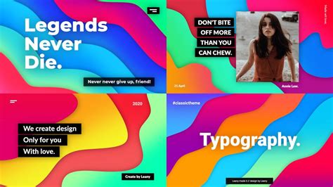 Colorful Typography By Leany Aniom Marketplace