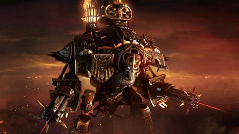Imperial Titan Class Mech Wallpaper From Warhammer 40000 Dawn Of War
