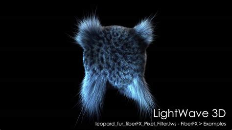 Lightwave 3d Leopard Fur Fiberfx Pixel Filter Scene Rendered Youtube