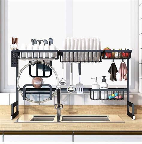 Product title2 type sink drain rack over sink dish drying rack ki. Amazon.com: Dish Drying Rack Over Sink Display Stand ...