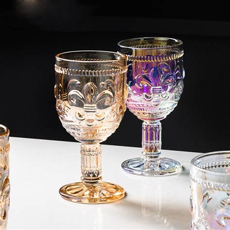 Elegant Embossed Drinking Glasses Apollobox