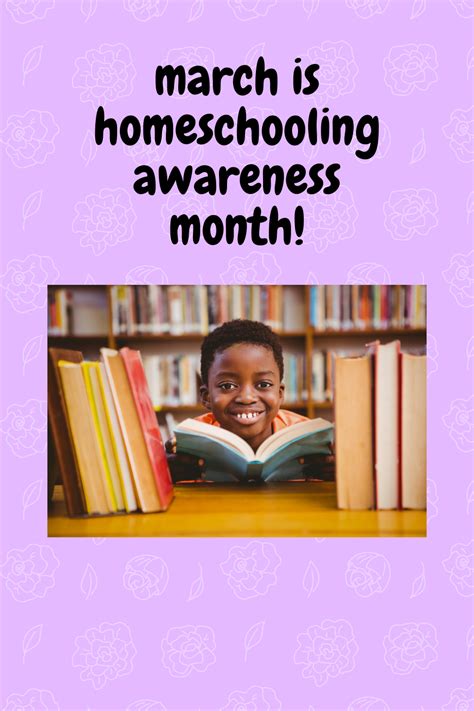March Is Homeschooling Awareness Month Homeschool Awareness Month