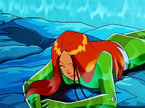 Totally Spies Sam Gif Totally Spies Sam Wet Hair Descubre Y Comparte Gif