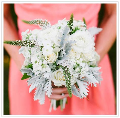 A wide variety of lamb ears options are available to you, such as material, commercial buyer, and occasion. White flowers and lambs ear bridesmaid bouquet | 100 Layer ...