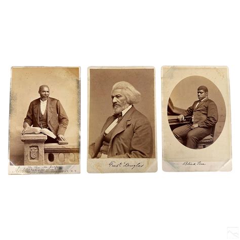 Historic Antique African American Cabinet Card Lot Auction