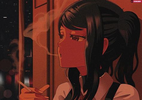 Smoking Anime Anime Women Smoking Hd Wallpaper Pxfuel