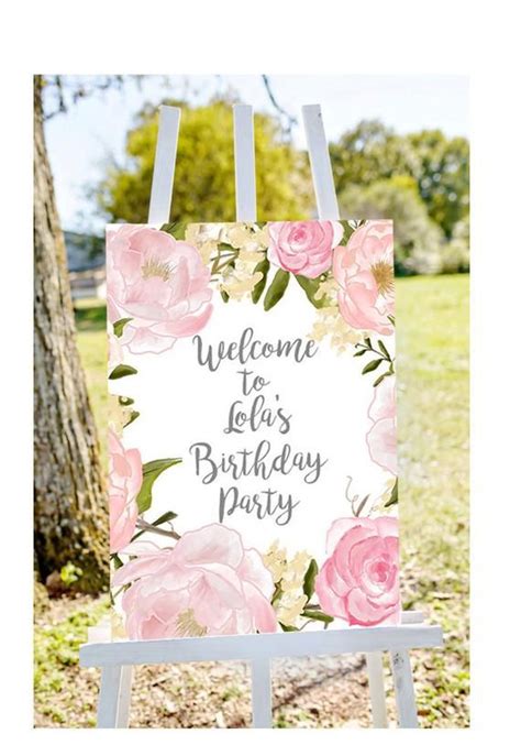 Birthday Welcome Sign Welcome To Birthday Sign Welcome To Etsy