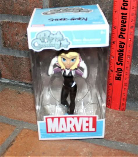 Marvel Spider Gwen Unmasked Funko Rock Candy Vinyl Action Figure New