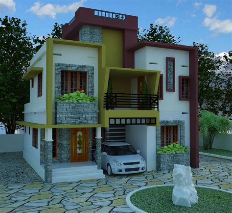 It can be built on a square house plans. Low Cost House Plans Kerala Model Home And Guide View The ...