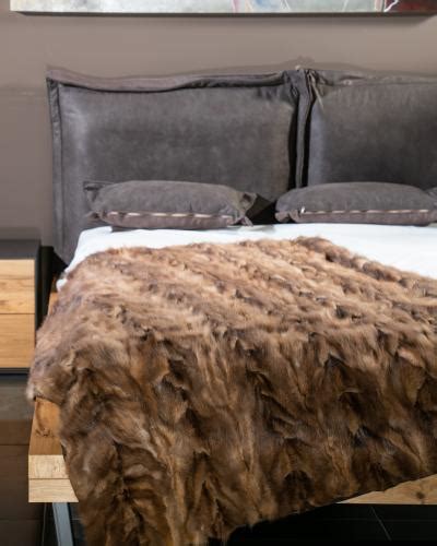 Sable Tortora Fur Blanket 100 Real Fur Coats Haute Acorn