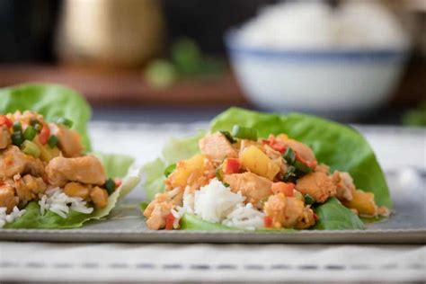 Instant pot sweet and sour chicken Instant Pot Sweet & Sour Chicken Lettuce Wraps | Joanie Simon
