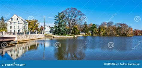 Allentown Nj全景 库存照片 图片 包括有 蓝色 城镇 阿伦特 自治权 风景 天空 80552766