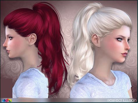 The Sims Resource Anto Perfect Illusion Hair