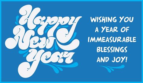 New Year Immeasurable Blessings Ecard Free New Year Cards Online