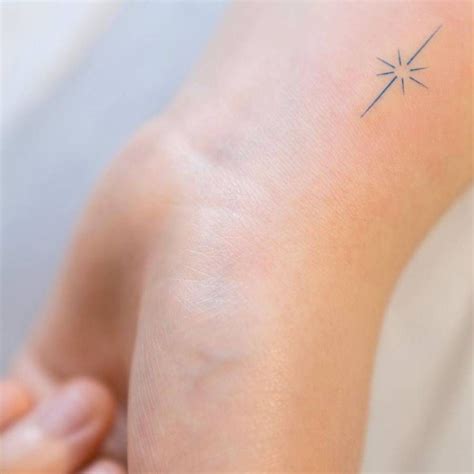 Star Tattoo On Wrist Shooting Star Tattoo Small Star Tattoos Tiny
