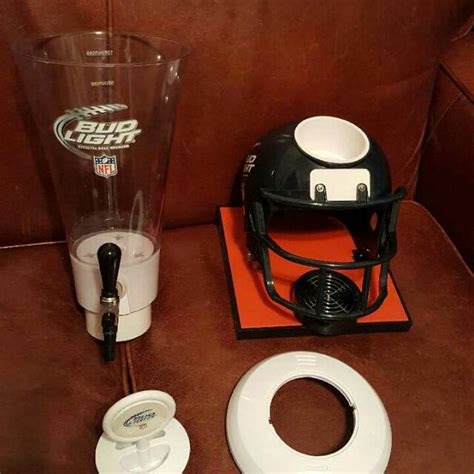 Bud Light Football Helmet Beer Tower Shelly Lighting