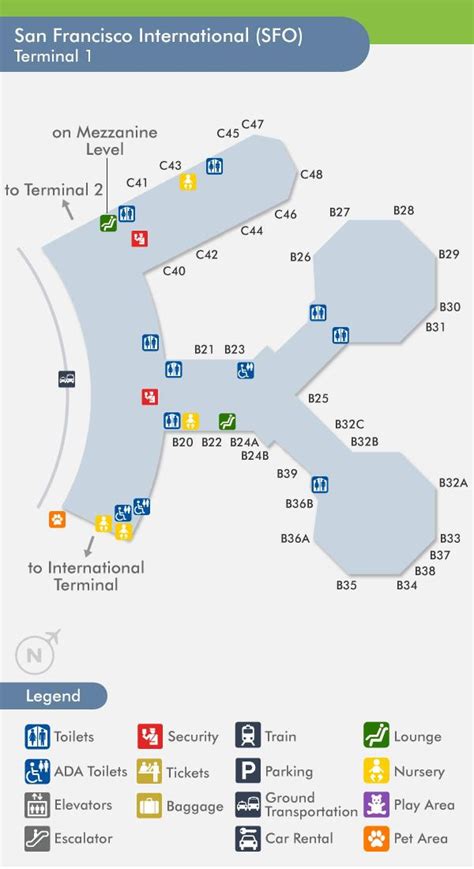Sfo Airport Terminal Map