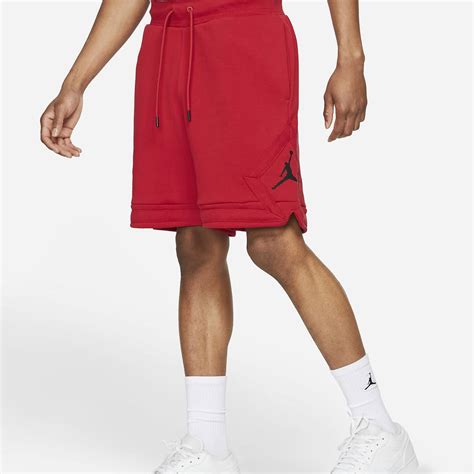 Jordan Essential Fleece Diamond Shorts Gym Red The Sole Supplier