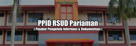 Home Ppid Rsud Pariaman