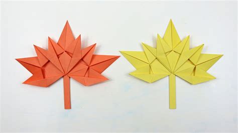 Origami Maple Leaf How To Make Maple Leaf Out Of Paper