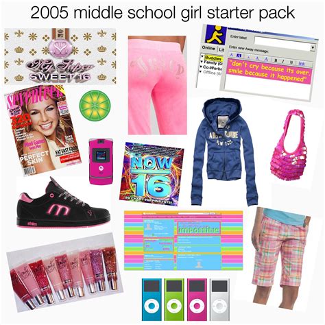 2005 Middle School Girl Starter Pack Rstarterpacks